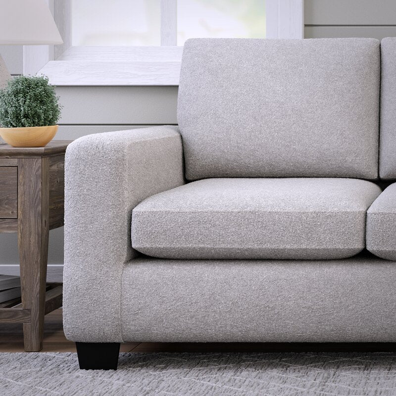 Kane 83” Square Arm Sofa With Reversible Cushions