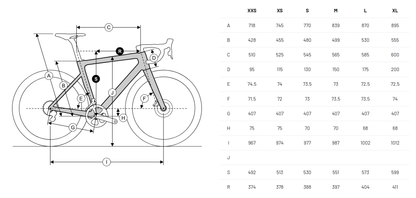 Ridley Falcn 105 Di2 - Pearl White/Silver