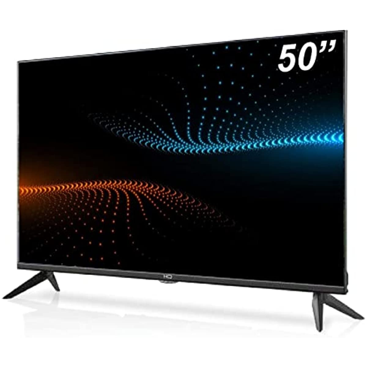 Smart TV LED 50" 4K HQ Conversor Digital Externo 3 HDMI 2 USB WI-FI Android 11 Design Slim
