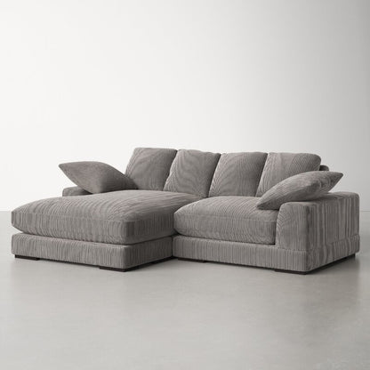106′′ Wide Reversible Sofa & Chaise