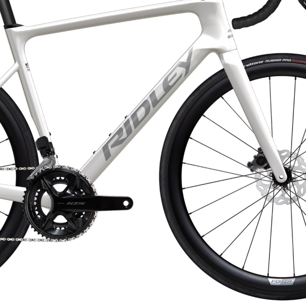Ridley Falcn 105 Di2 - Pearl White/Silver