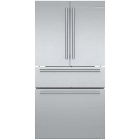 Bosch B36CL80SNS 800 Series French Door Bottom Mount Refrigerator 36'' Stainless steel (with anti-fingerprint)