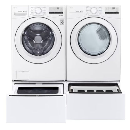 LG 4.5-cu ft High Efficiency Stackable Front-Load Washer (White) ENERGY STAR