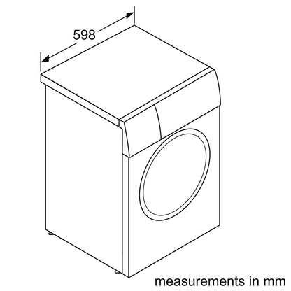 Bosch WGB256A1GB 10kg Series 8 i-DOS Washing Machine 1400rpm – WHITE